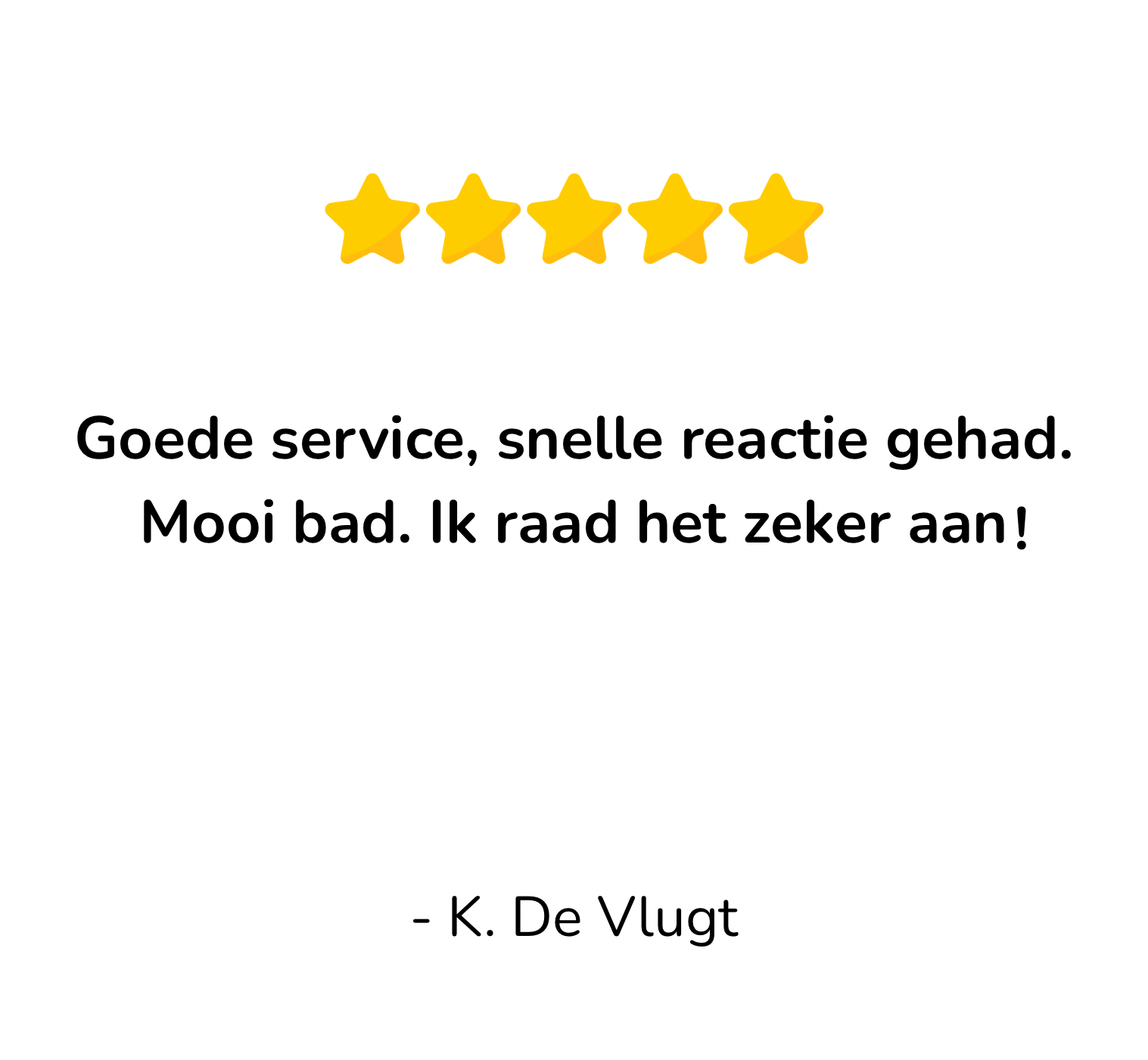 Review van tevreden klant over het comfortabele en veilige bevalbad thuis.