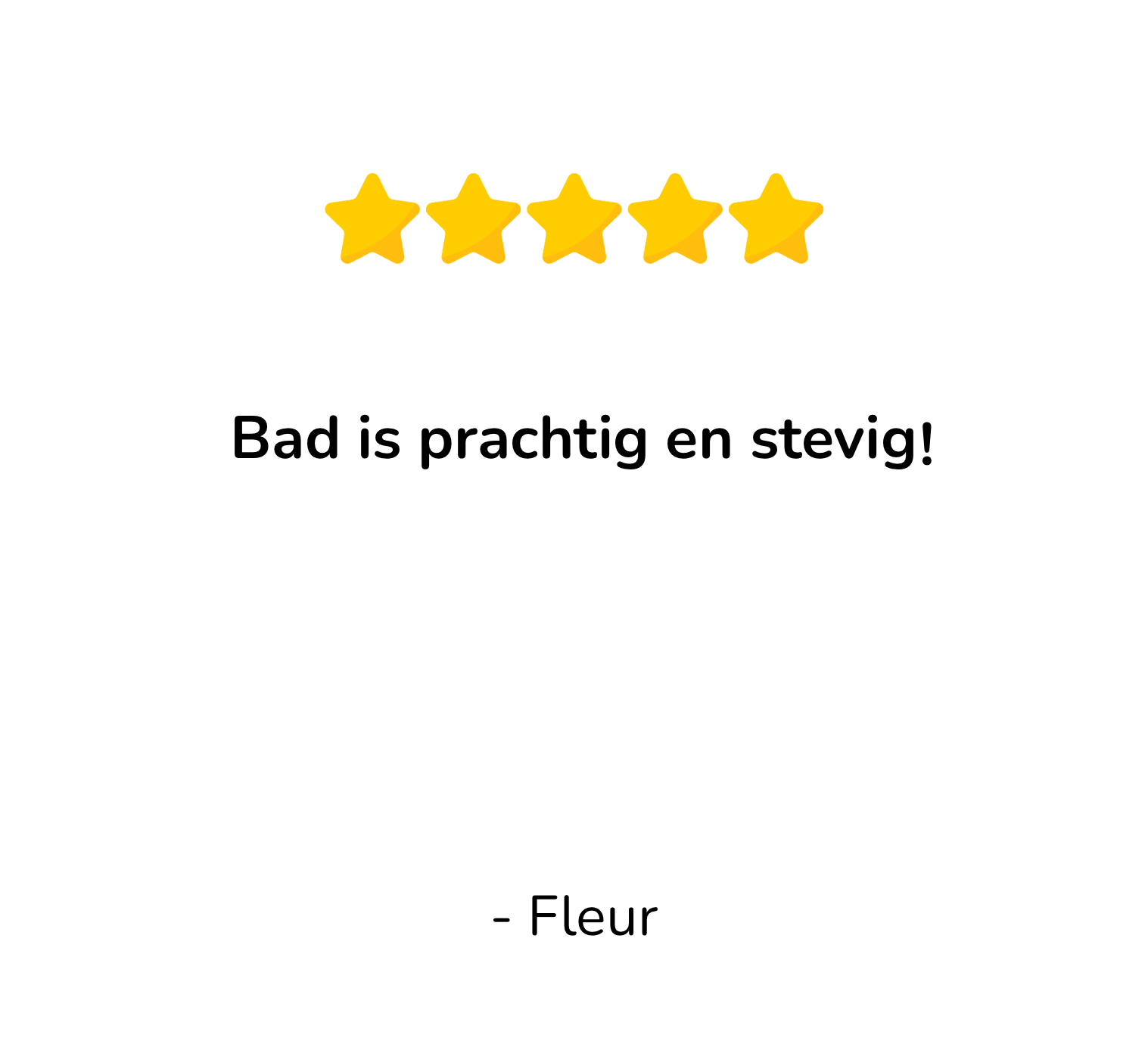 Klant deelt geweldige ervaring met volledig functionerend bevalbad en accessoires.