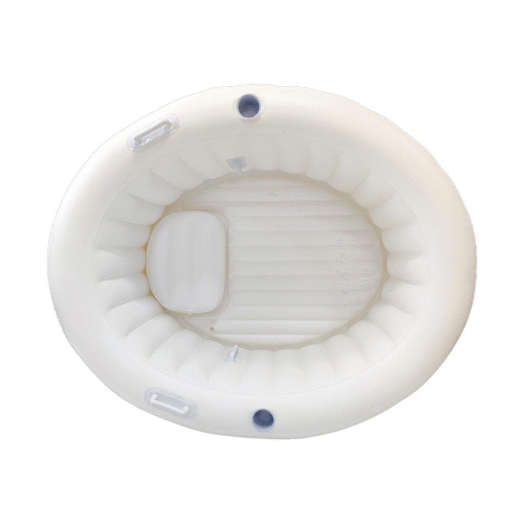 Bevalbad thuis, opblaasbaar bevallingsbad voor een natuurlijke en ontspannen badbevalling.